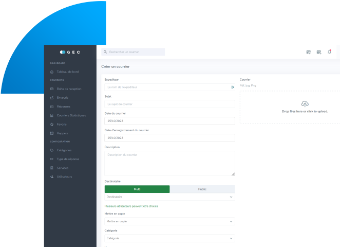 Nouveau courrier LA-GEC