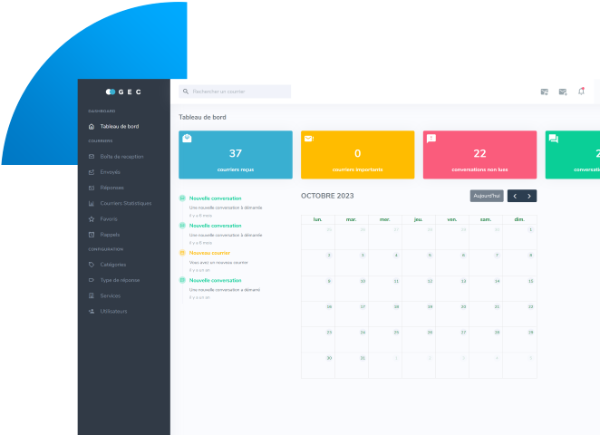 Tableau de bord LA-GEC